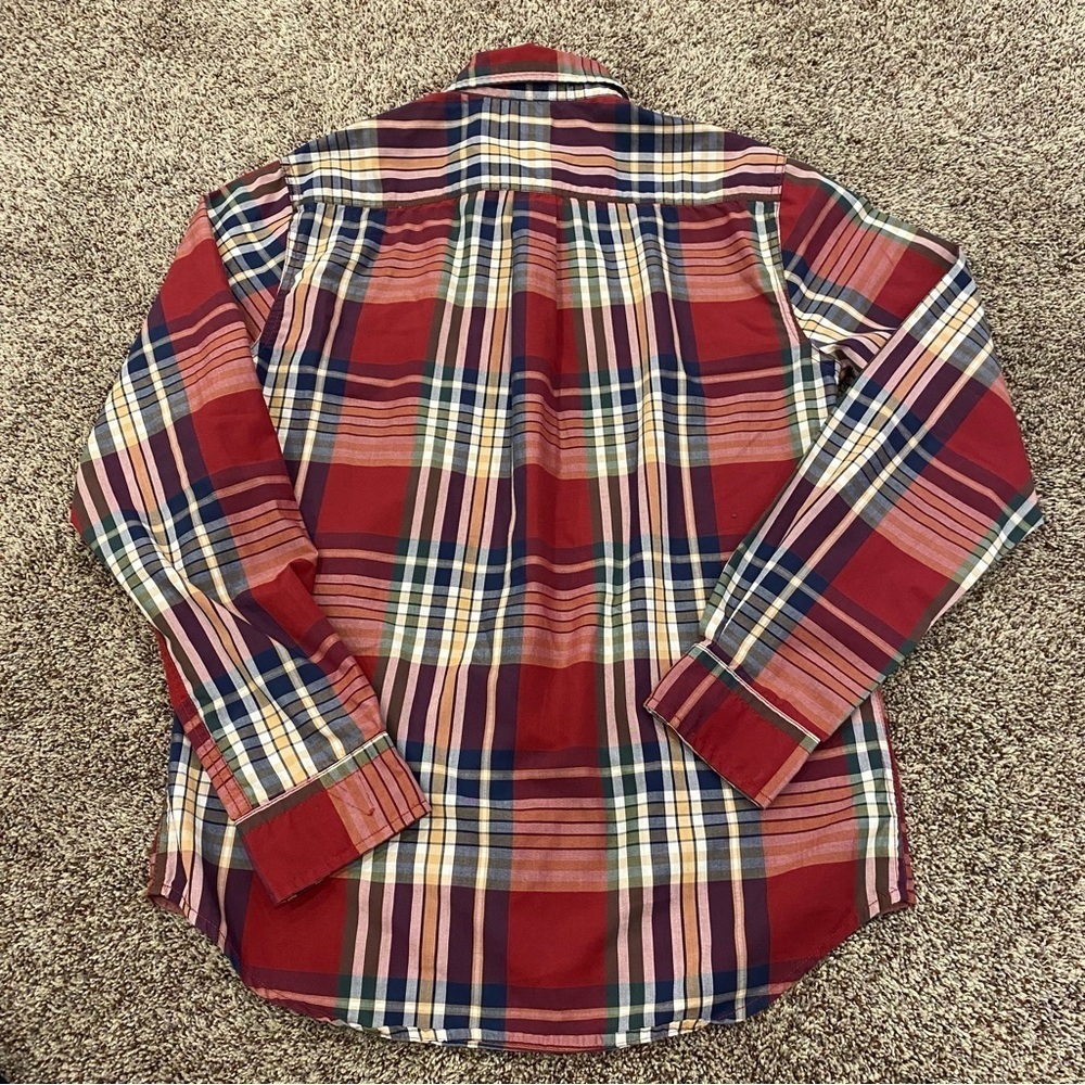 U.S. Polo Assn. | Dress Shirt | Sz M | Plaid Long Sleeve | Slim Fit - Picture 8 of 8